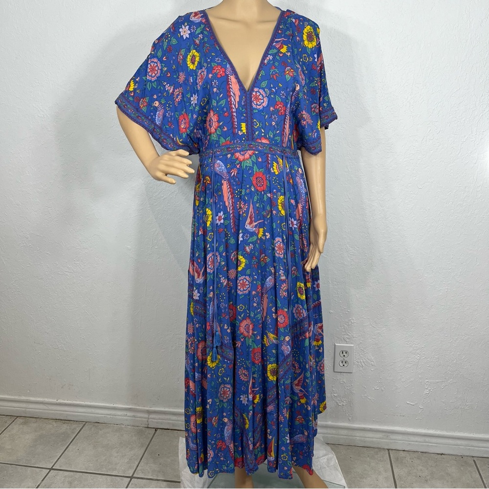 Authentic Rare Spell Lovebird Gown in Blue Size L